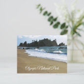 ワシントン州オリンピック国立公園リアルトビーチ ポストカード (スタンド正面)