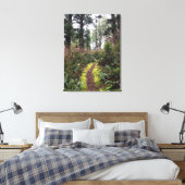 ワシントン州ケープ失望の海岸沿いの森のループ歩道 キャンバスプリント (インサイチュ (寝室))