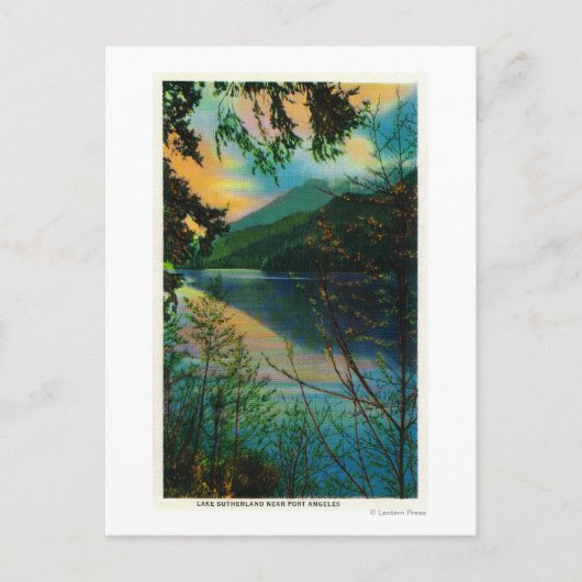 ワシントン州サザーランド湖ニューポートアンジェルス ポストカード (正面)
