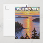 ワシントン州サン ファン諸島 旅行 ポストカード (正面/裏面)