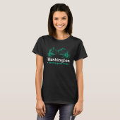 ワシントン州ザエバーグリーン州 Tシャツ (正面フル)