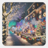 ワシントン州シアトルのクリスマス・タイム スクエアシール (正面)