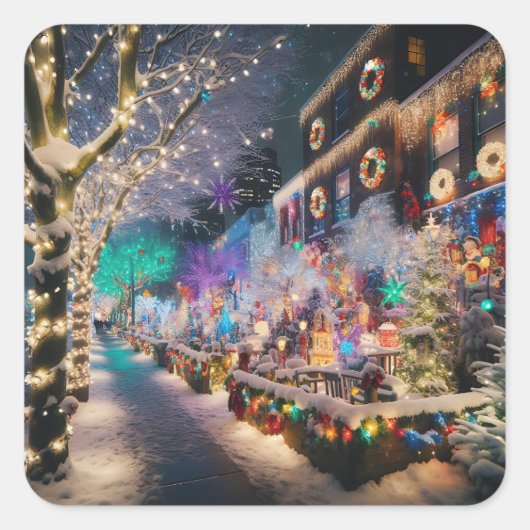 ワシントン州シアトルのクリスマス・タイム スクエアシール (正面)