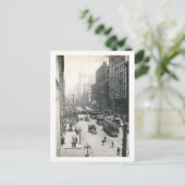 ワシントン州シアトルのダウンタウンビュー1910ヴィンテージ ポストカード (スタンド正面)