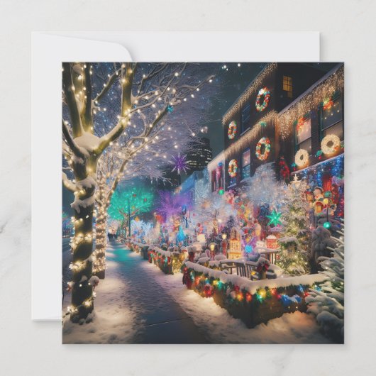 ワシントン州シアトルのメリークリスマス シーズンカード (正面)