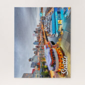 ワシントン州シアトルの曇り日統一された州 ジグソーパズル (縦)