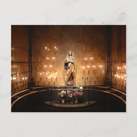 ワシントン州シアトルの賛美ヴァージンメアリーの神社 –  ポストカード (正面)