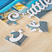 ワシントン州シアトル統一された州 ジグソーパズル (側面)