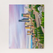 ワシントン州シアトル統一された州 ジグソーパズル (縦)