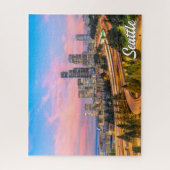 ワシントン州シアトル統一された州 ジグソーパズル (縦)