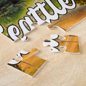 ワシントン州シアトル統一された州 ジグソーパズル (側面)