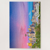 ワシントン州シアトル統一された州 ジグソーパズル (縦)