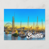 ワシントン州シアトル統一された州 ポストカード (正面)