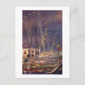 ワシントン州シアトル1962ワールドフェアのポスター ポストカード (正面)