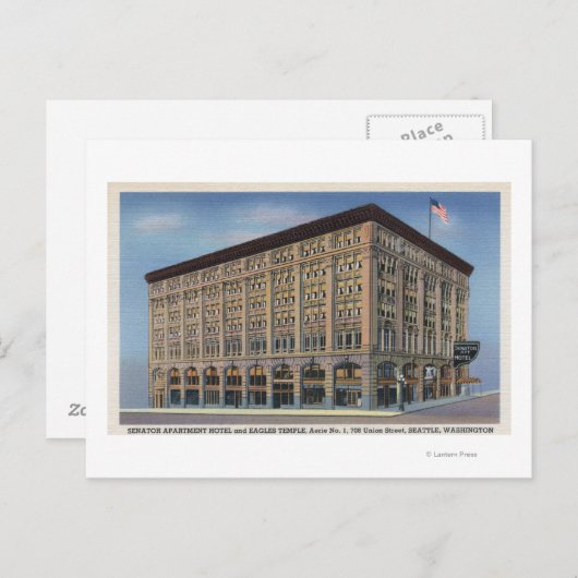 ワシントン州シアトル – アクト上院議員の見解 ポストカード (正面/裏面)