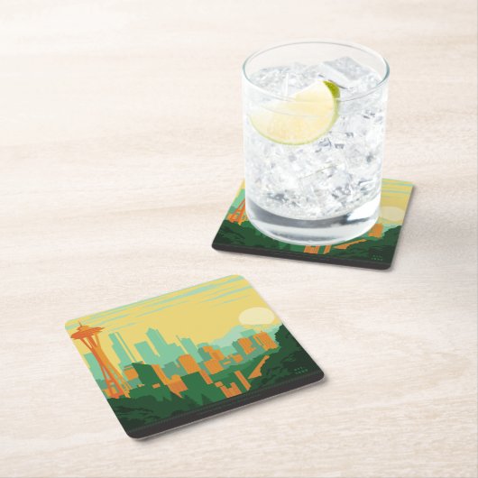 ワシントン州シアトル スクエアペーパーコースター (インサイチュ)