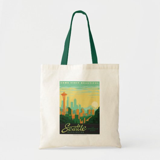 ワシントン州シアトル トートバッグ (正面)