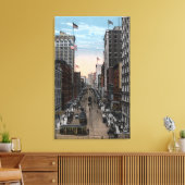 ワシントン州シアトル – ノースビュー(2nd) キャンバスプリント (インサイチュ (リビング))