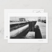 ワシントン州シアトル – ワシントン湖運河 ポストカード (正面/裏面)