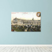 ワシントン州シアトル – 農業の景色 キャンバスプリント (インサイチュ (ウッドフロア))