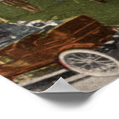 ワシントン州シアトル – 農業の景色 ポスター (角)