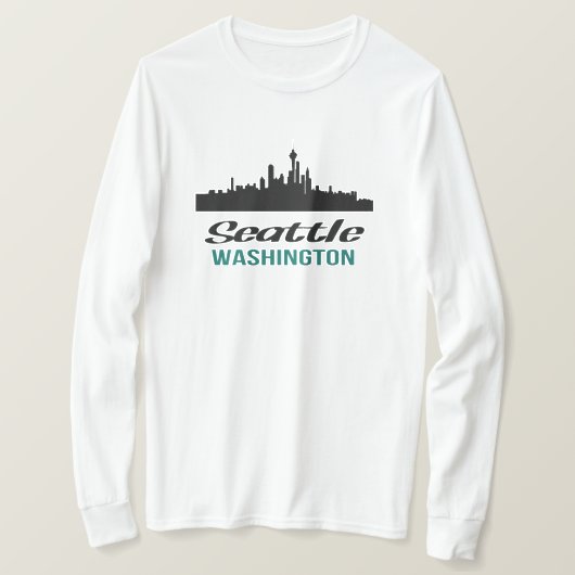 ワシントン州シアトル Tシャツ (デザイン正面)