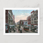 ワシントン州シアトルFirst Ave. 1909ヴィンテージ ポストカード (正面)