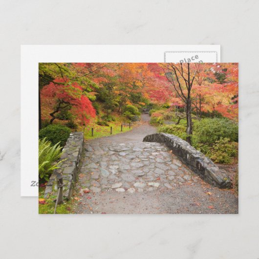 ワシントン州シアトルWA Arboretumワシントン州アボリータム ポストカード (正面/裏面)