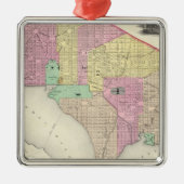 ワシントン州ジョージタウンそして市 メタルオーナメント (正面)