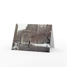 ワシントン州スクエア(季節の挨拶)の冬