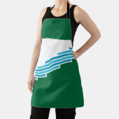 ワシントン州スポケーン国旗 エプロン (インサイチュ)