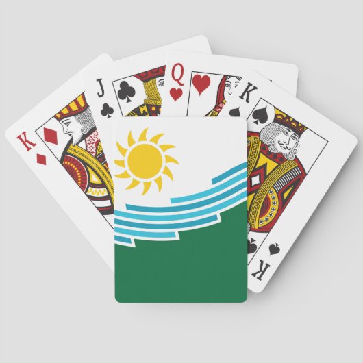 ワシントン州スポケーン国旗 トランプ (裏面)