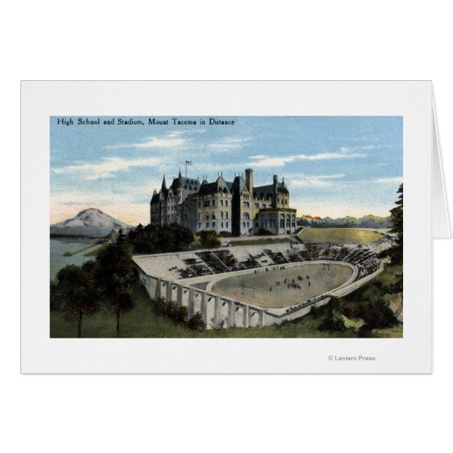 ワシントン州タコマ – View of High School (正面横)