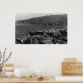 ワシントン州タトオシ島とケープフラット ポスター (キッチン)