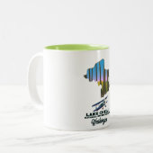 ワシントン州チェラン湖国立保養区 ツートーンマグカップ (正面左)