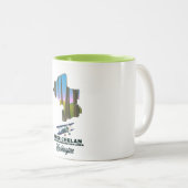 ワシントン州チェラン湖国立保養区 ツートーンマグカップ (正面右)