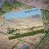 ワシントン州ブドウ園とウインドファームズ旅行 ポストカード