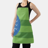 ワシントン州ベリンガム国旗 エプロン (インサイチュ)