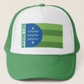 ワシントン州ベリンガム国旗 キャップ (正面)