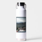 ワシントン州ポスターアート ウォーターボトル (正面)