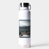 ワシントン州ポスターアート ウォーターボトル (背面)