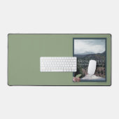 ワシントン州ポスターアート デスクマット (キーボード&マウス)
