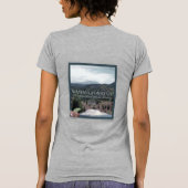 ワシントン州ポスターアート Tシャツ (裏面)