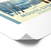 ワシントン州マウントスポケーンのスキー場 ポスター (角)