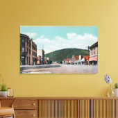ワシントン州メインストリートコルビルの景色 キャンバスプリント (インサイチュ (リビング))