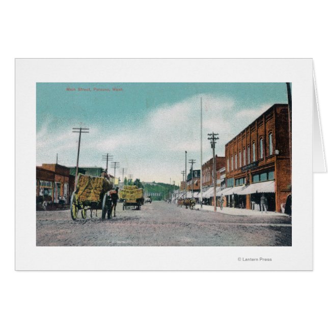 ワシントン州メインストリートパルーズの景色 (正面横)