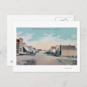 ワシントン州メインストリートマンズフィールドのビュー ポストカード (正面/裏面)