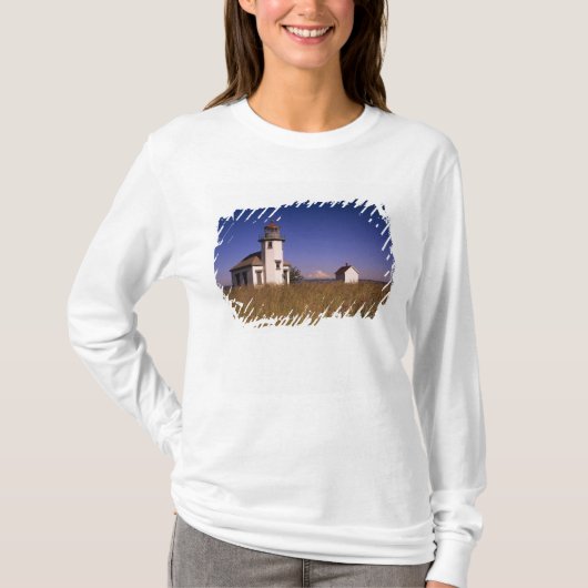 ワシントン州モーリー島、ポイントロビンソン灯台、 Tシャツ (正面)