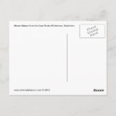 ワシントン州ヤギの岩の荒野のアダムス山 ポストカード (裏面)