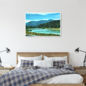 ワシントン州ランデルのカウリッツ川 キャンバスプリント (インサイチュ (寝室))